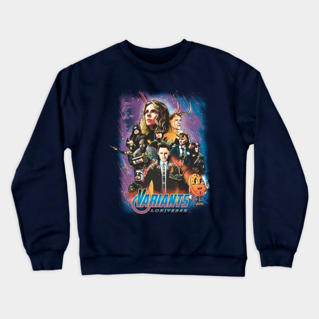 Variants Crewneck Sweatshirt by Cromanart